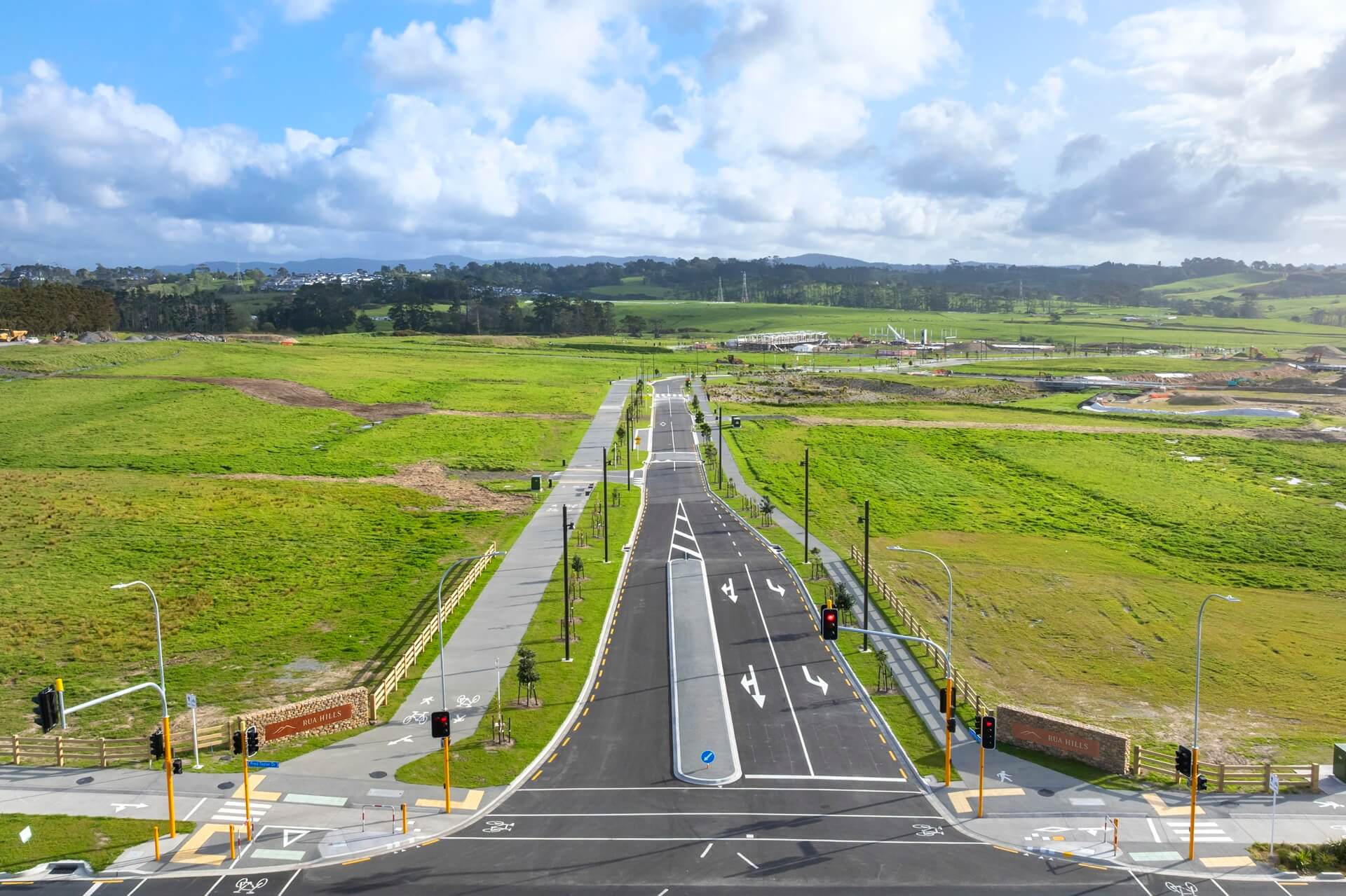 Construction progress at Rua Hills