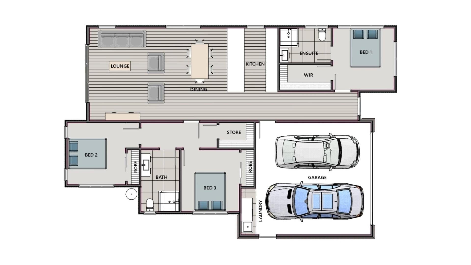 Floor plan for Premium Living in Rua Hills